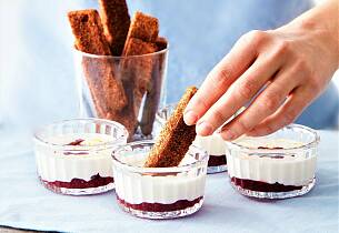 Raske churros med sitronkrem